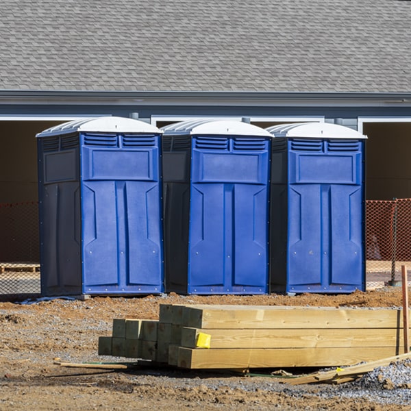 how often are the porta potties cleaned and serviced during a rental period in Bonne Terre Missouri